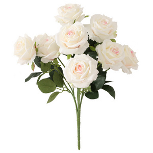 AL-8480 European style artificial flower 10 head rose home decoration wedding photography props simulation flower roses