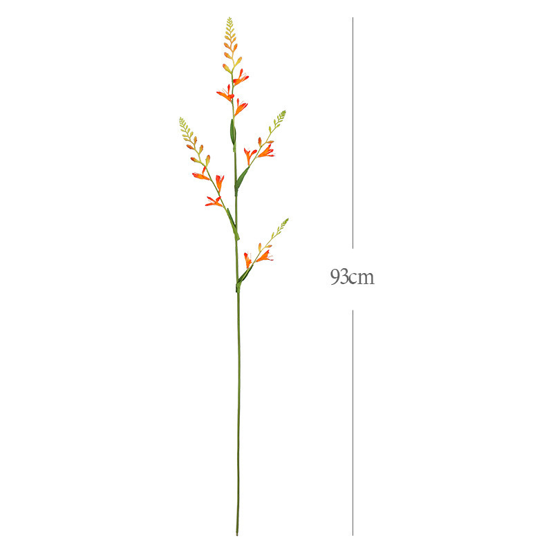 Wholesale white dendrobium orchid latex real feel orchid cymbidium real touch orchid bouquet artificial flower decor