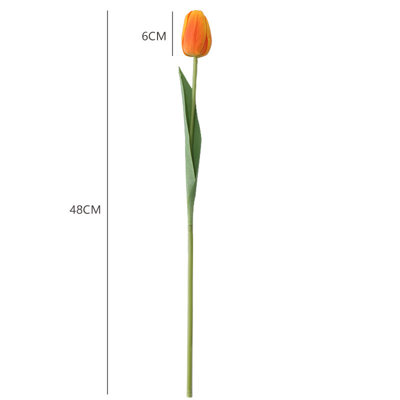 Well designed multicoloured artificial simulated tulip flowers floral arrangement for home garen decor