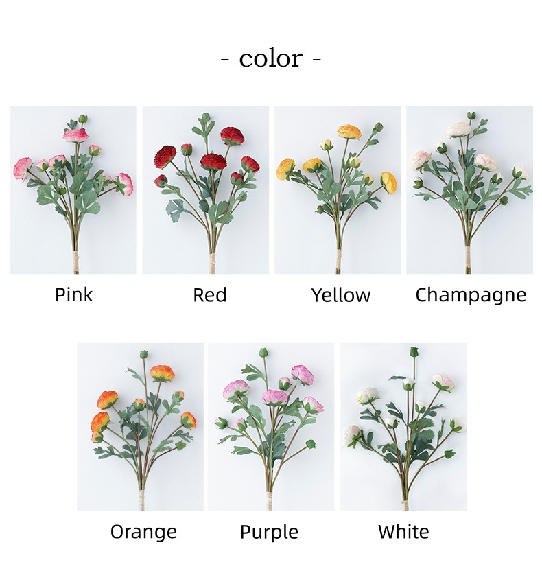 Wholesale decorative flores white peony artificial flower peony bouquet artificial peony silk flowers