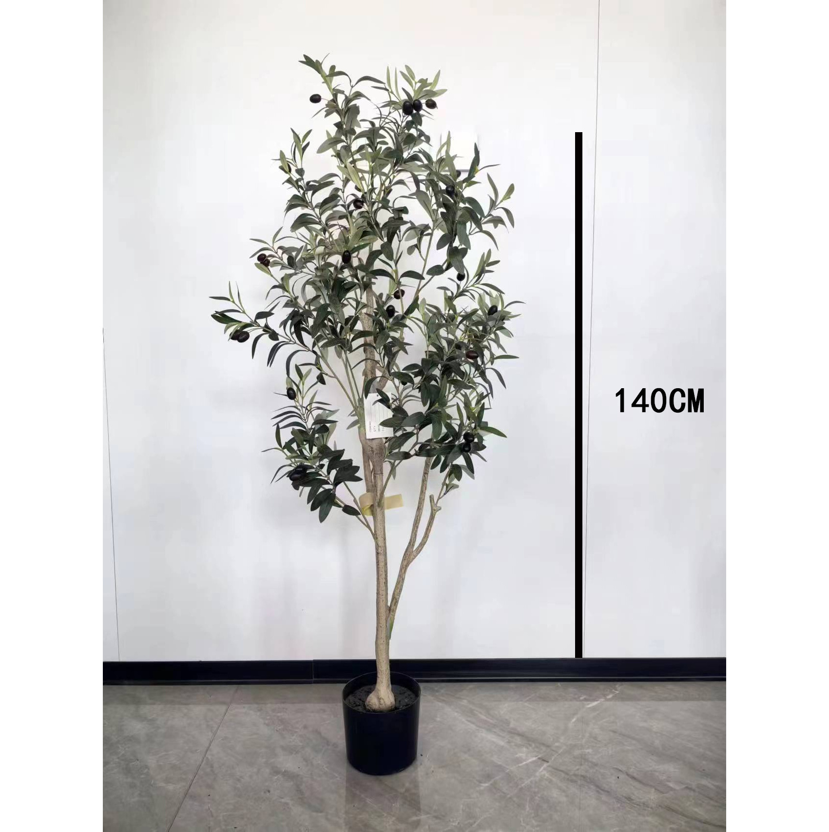 140cm Big Olive Tree With Full olive Fruit REAL Factory Artificial olive Tree landscaping Centerpiece Garden decor