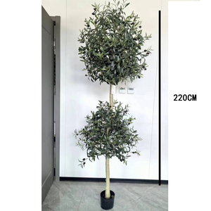 220cm Large Olive Tree With Full olive Fruit REAL Factory Artificial olive Tree landscaping Centerpiece Garden decor