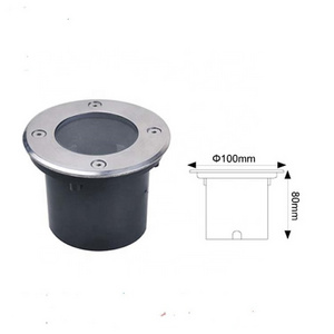 Outdoor aluminum ip65  3w Led ground light housing cover for garden ground light accessories