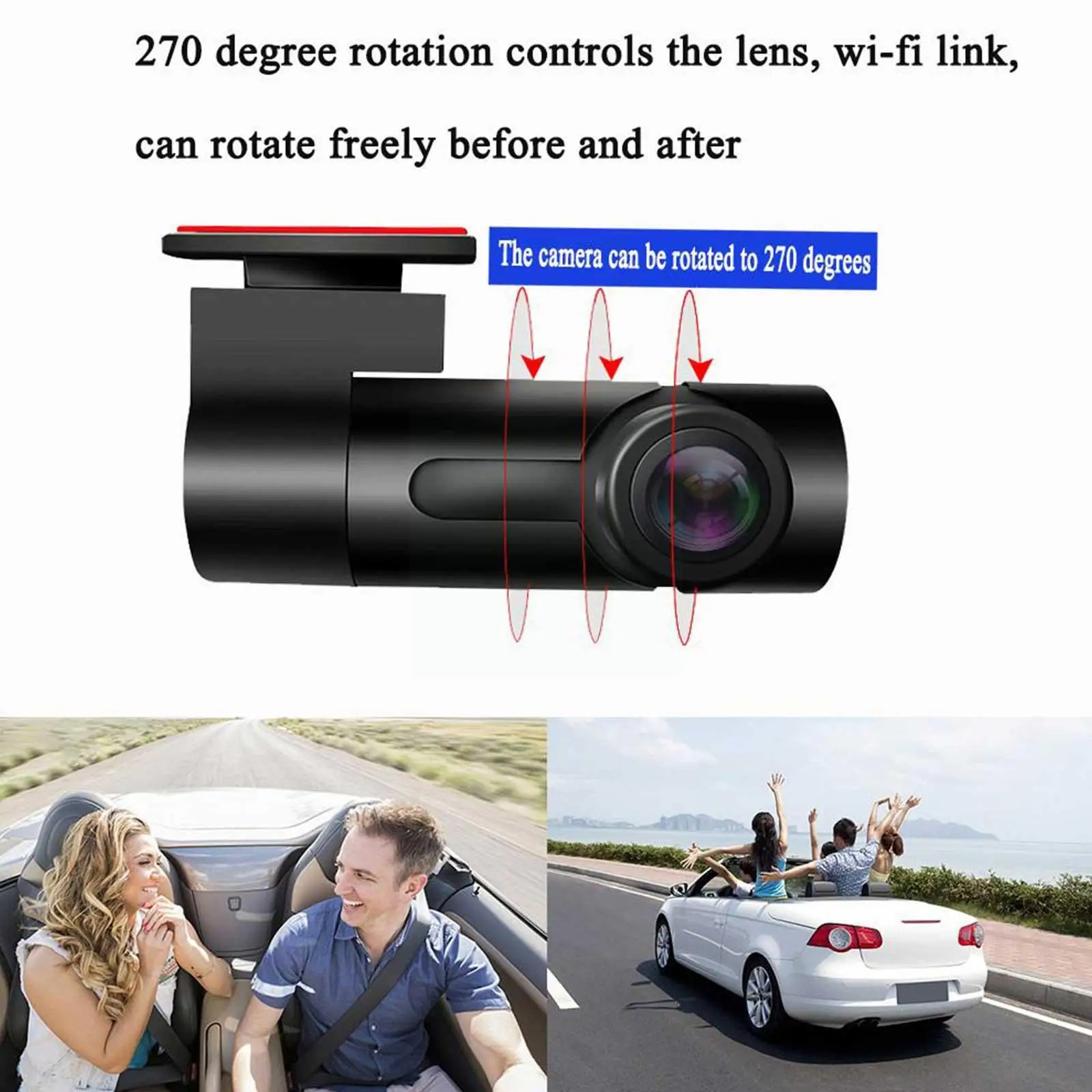 1080P Car DVR Driving Video Recorder Vehicle Dash Camera Wifi Smart Connect HD Night Vision Car Black Box