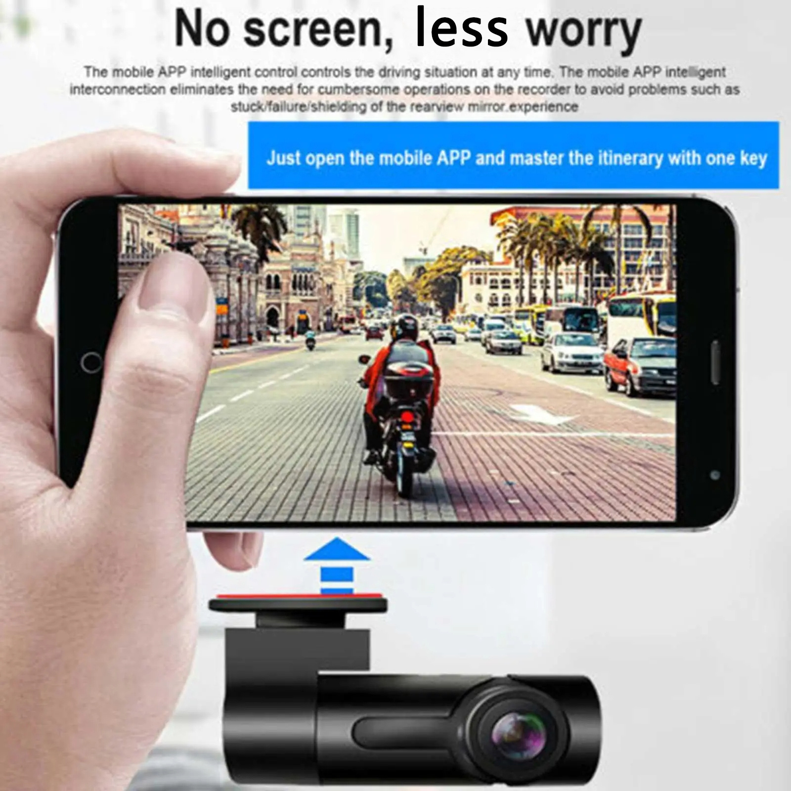 1080P Car DVR Driving Video Recorder Vehicle Dash Camera Wifi Smart Connect HD Night Vision Car Black Box