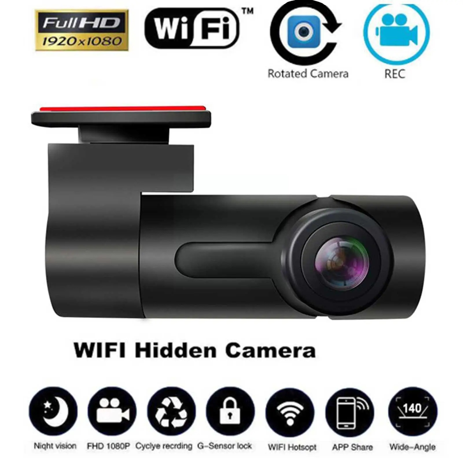 1080P Car DVR Driving Video Recorder Vehicle Dash Camera Wifi Smart Connect HD Night Vision Car Black Box