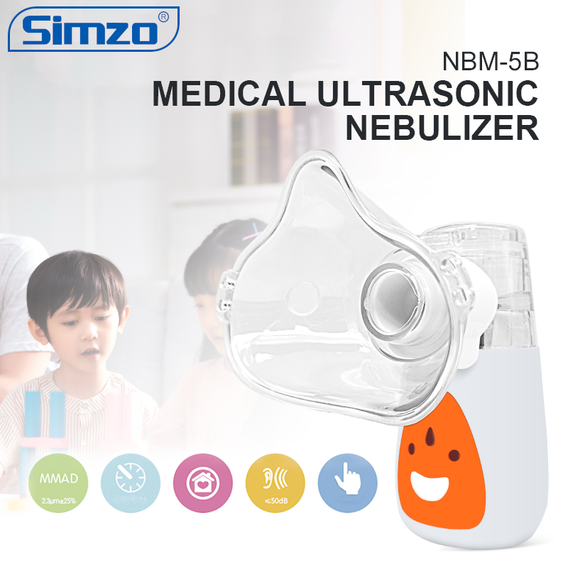 New Arrival Rechargeable Mini Medical Handheld Inhaler Ultrasonic Mesh Nebulizer Asthma D.c.3.7v Lithium Battery SIMZO or OEM