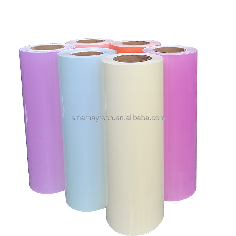 Shunaimei free sample pu htv solar uv activated transfer film sun light sensitive heat transfer vinyl for T-shirt clothing