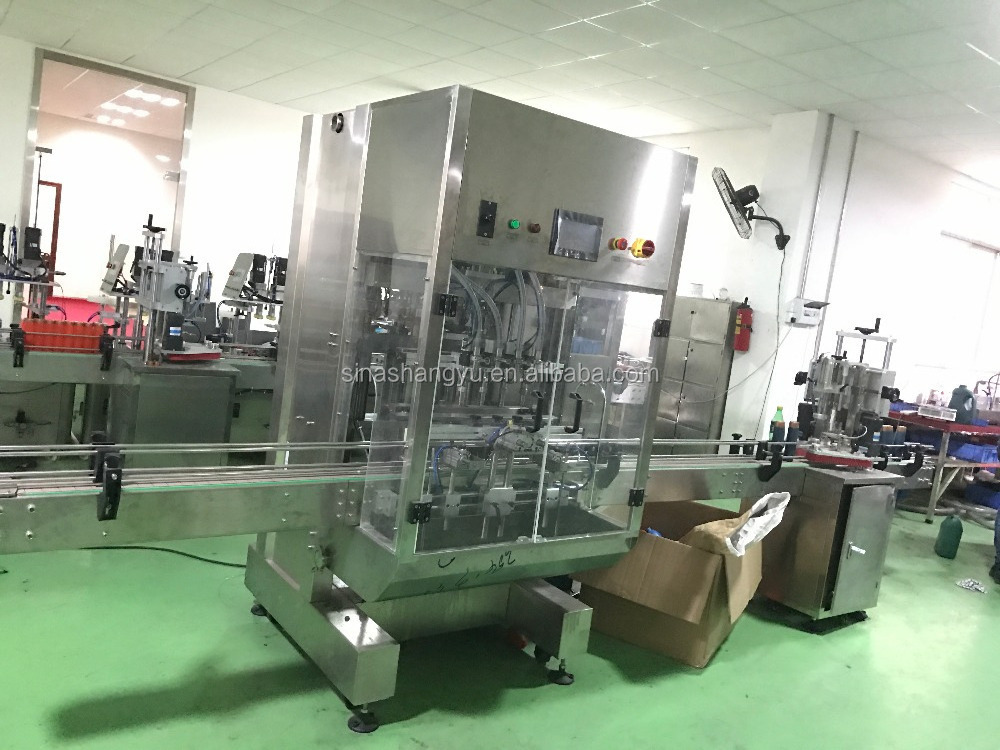 Full automatic filling and capping production line for liquid soap filling machine factory price