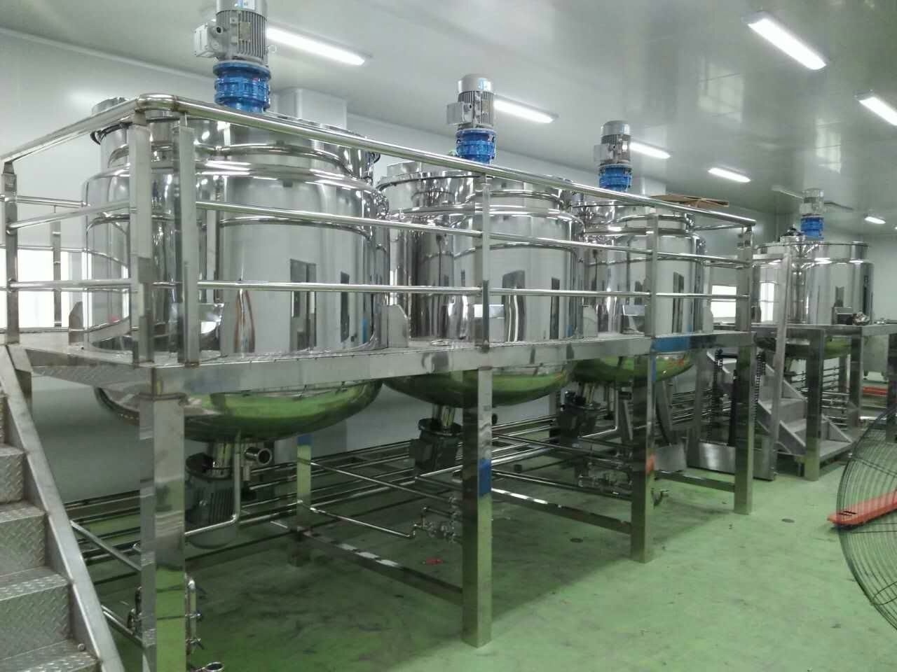 Liquid soap production line/dishwashing liquid making machine/shampoo liquid soap homogenizing mixer