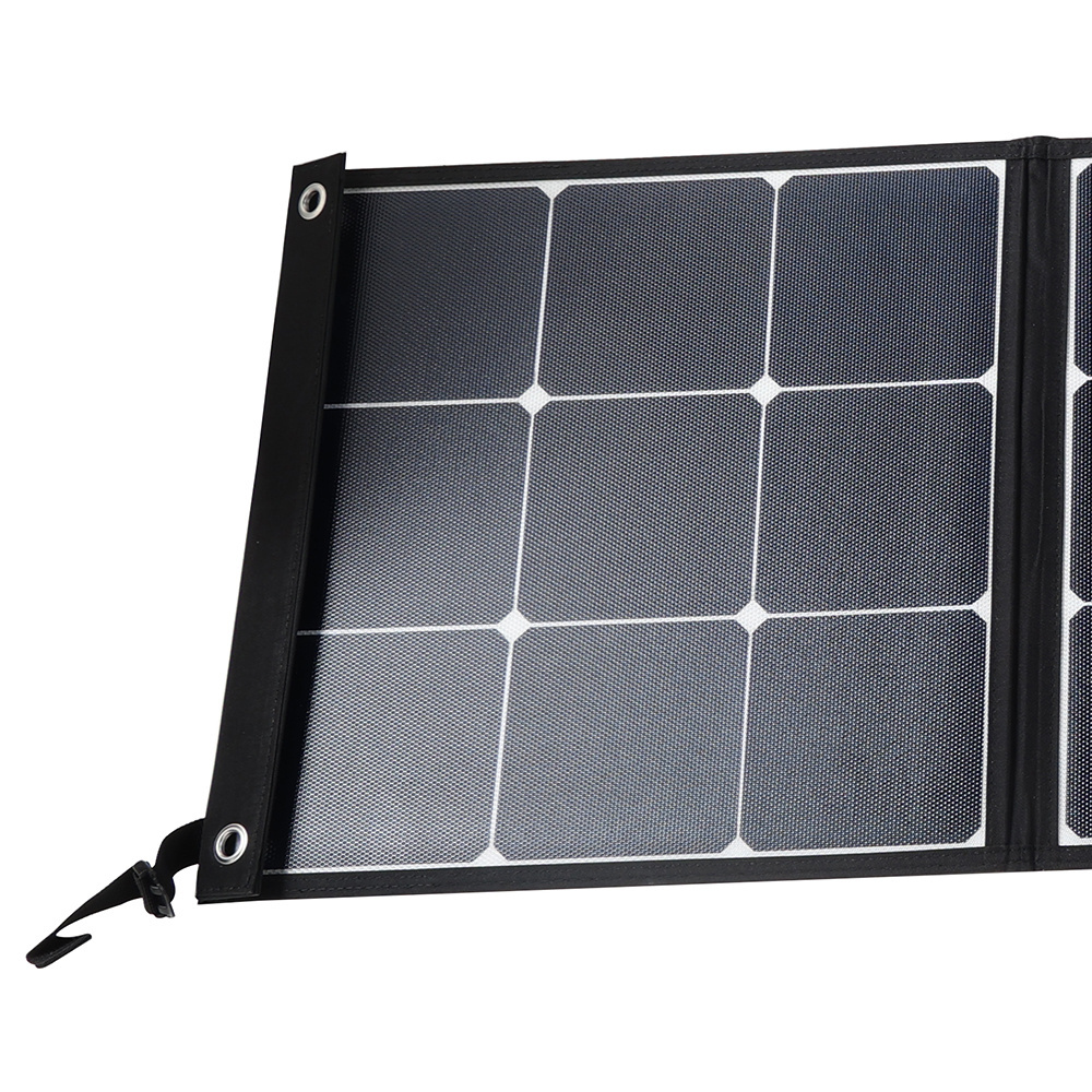 120W 200W 400W Portable Waterproof ETFE Foldable Flexible Solar Panel For Battery Charge Power Station Outdoor Camping Hiking