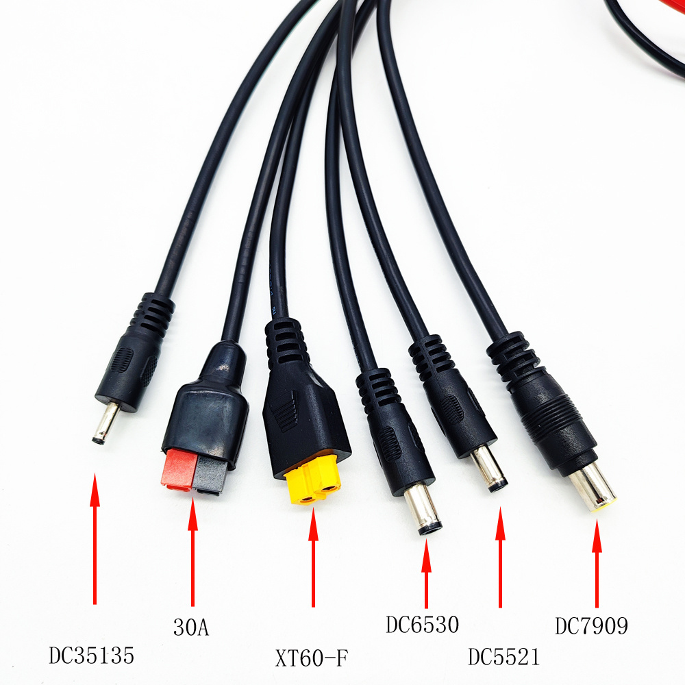 Multi MC to XT60 Ander-son Six Function Connectors RV Home Solar Panel Extention Charge Cable Plug for Solar Panel Adaptor