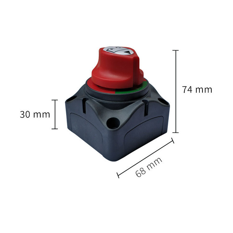 Heavy Duty Dpdt 12V 24V 48V Dual Car Vehicle RV Marine Boat Battery Isolator Master Kill Switch Disconnect Power Cut Off Kit