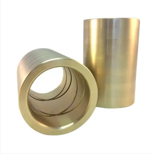 OEM Customized CNC Turning Machined Brass Bush Electric Motor Shaft Sleeve Bronze Flanged Bushing