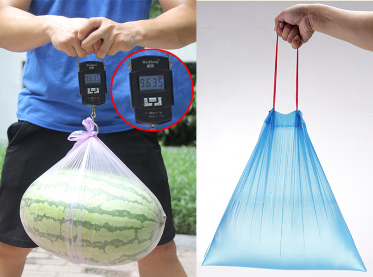 Dustbin 100% Biodegradable  Drawstring Plastic Bags Garbage Bag