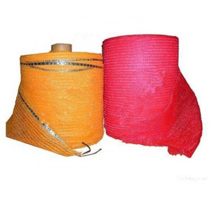 Raschel yellow orange mesh bags for lemon citrus