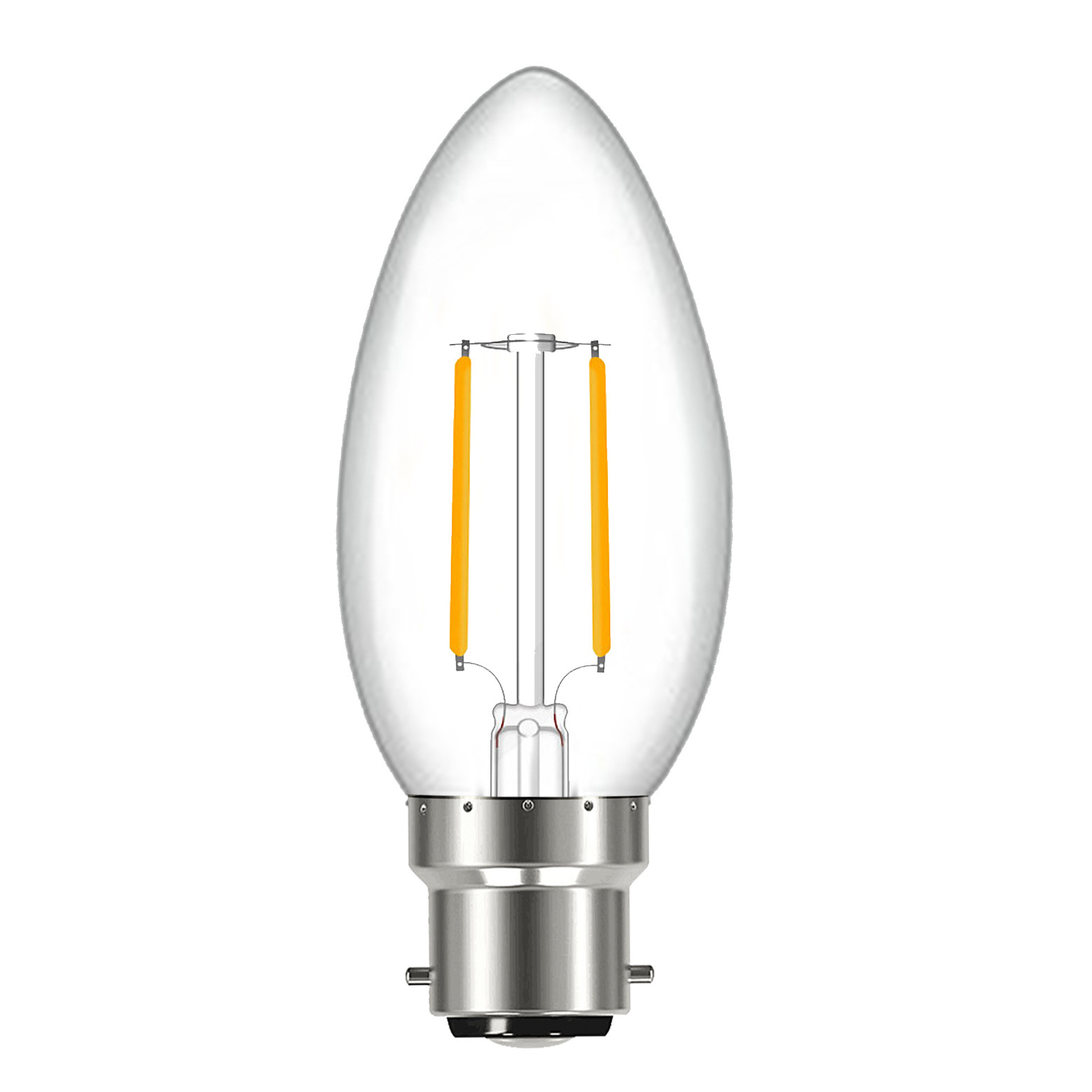 B22 3W 2700K 220-240V Led Edison Filament Retro Bulb