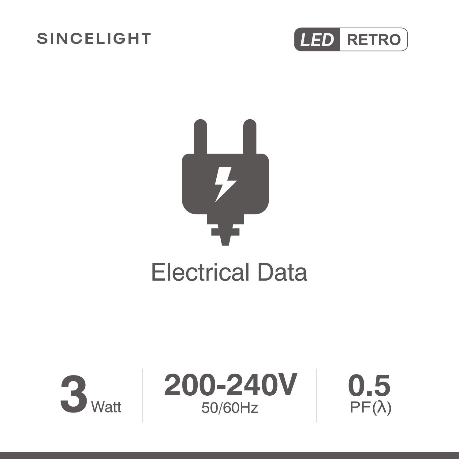 B22 3W 2700K 220-240V Led Edison Filament Retro Bulb