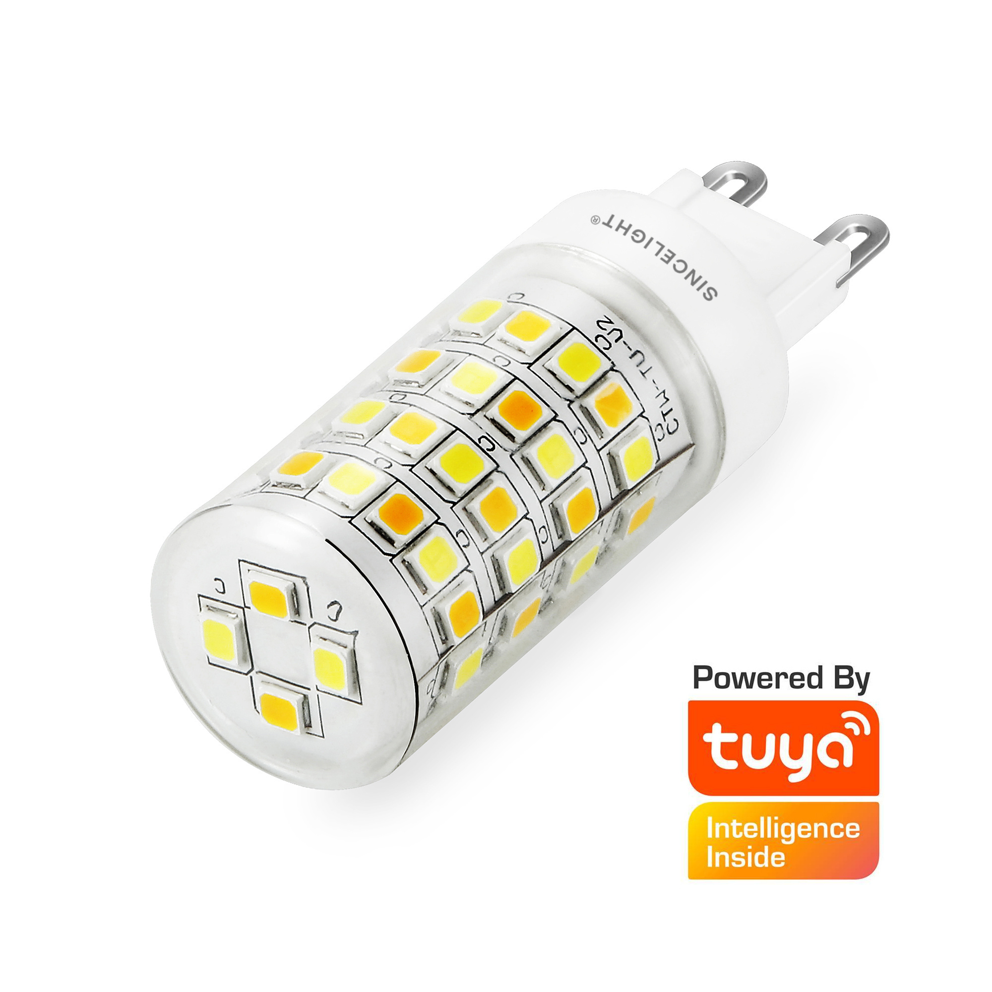 Tuya Wifi  Dimmable G9 5W  LED Smart Bulb Light 2700K-6500K