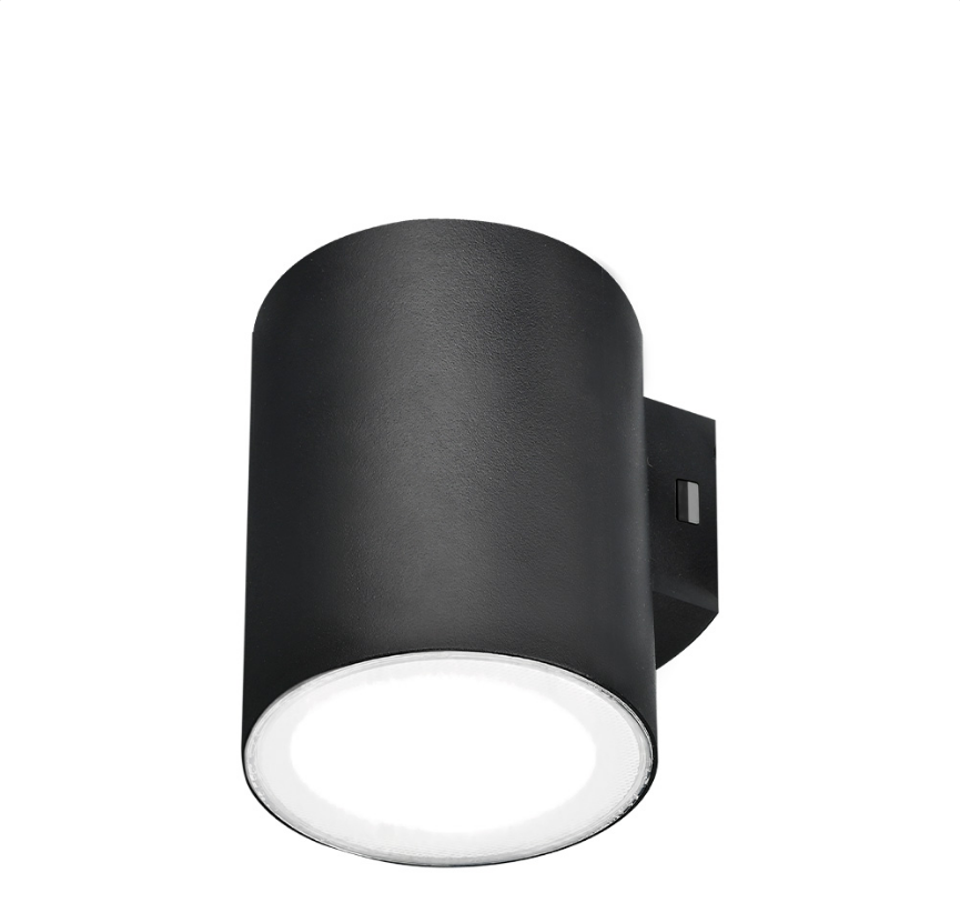 LED Wall Lamp ,Up  and Down Exterior Wall Sconce, Modern Plastic Round Wall Mounted for Outdoor, 9W 18W IP65 3CCT