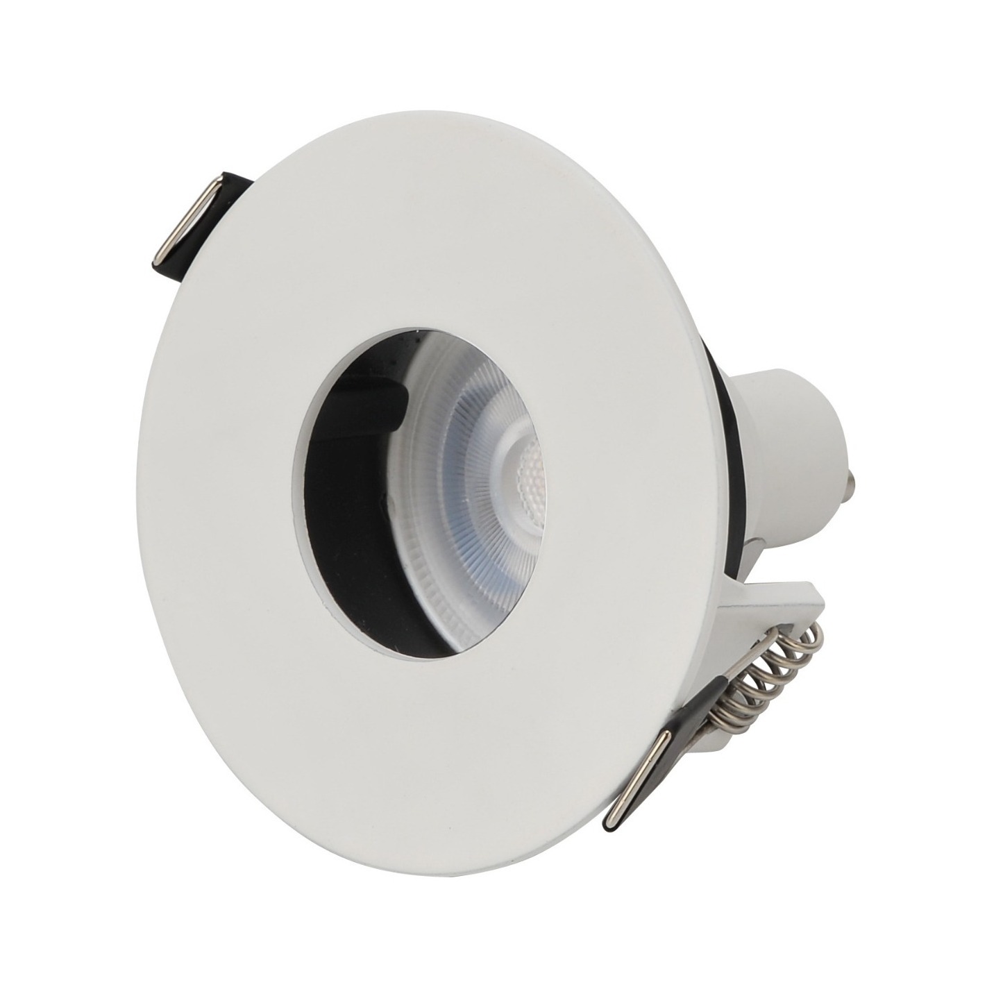 Aluminum 90mm GU10 MR16 Round Fixture Anti-Glare Fixture LED Recessed Down Light Spotlight