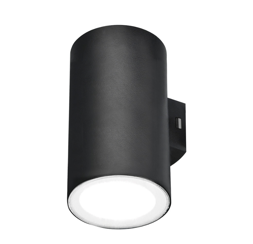 LED Wall Lamp ,Up  and Down Exterior Wall Sconce, Modern Plastic Round Wall Mounted for Outdoor, 9W 18W IP65 3CCT