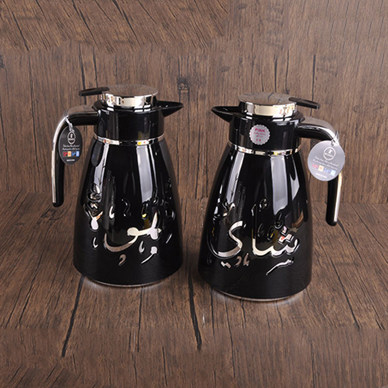 wholesale 1L 1000 ML dallah arabic coffee pot tea sets for home hotel espresso coffee pot