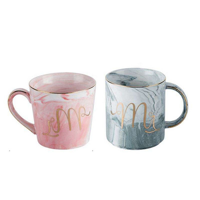 Marble Pattern Phnom Penh Tea Milk Gifts Ceramic Coffee Mr and Mrs Travel Cup Mugs