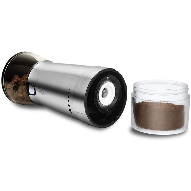 Hot selling Portable USB Rechargeable cordless stainless steel grinder Electric coffee grinder