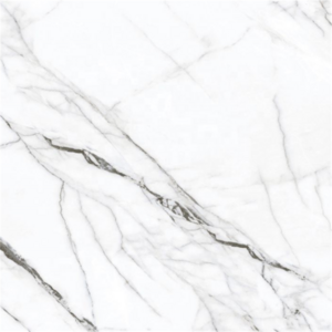 Jazz White Elegant  Marble Nano Porcelain Glazed Floor Tiles 60x60