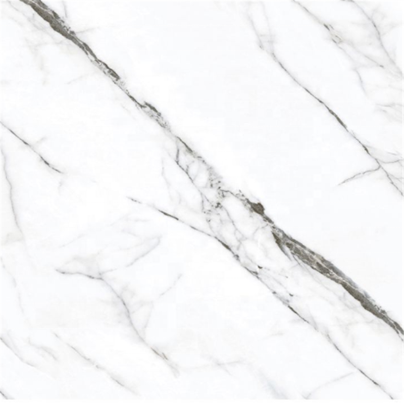 Jazz White Elegant  Marble Nano Porcelain Glazed Floor Tiles 60x60