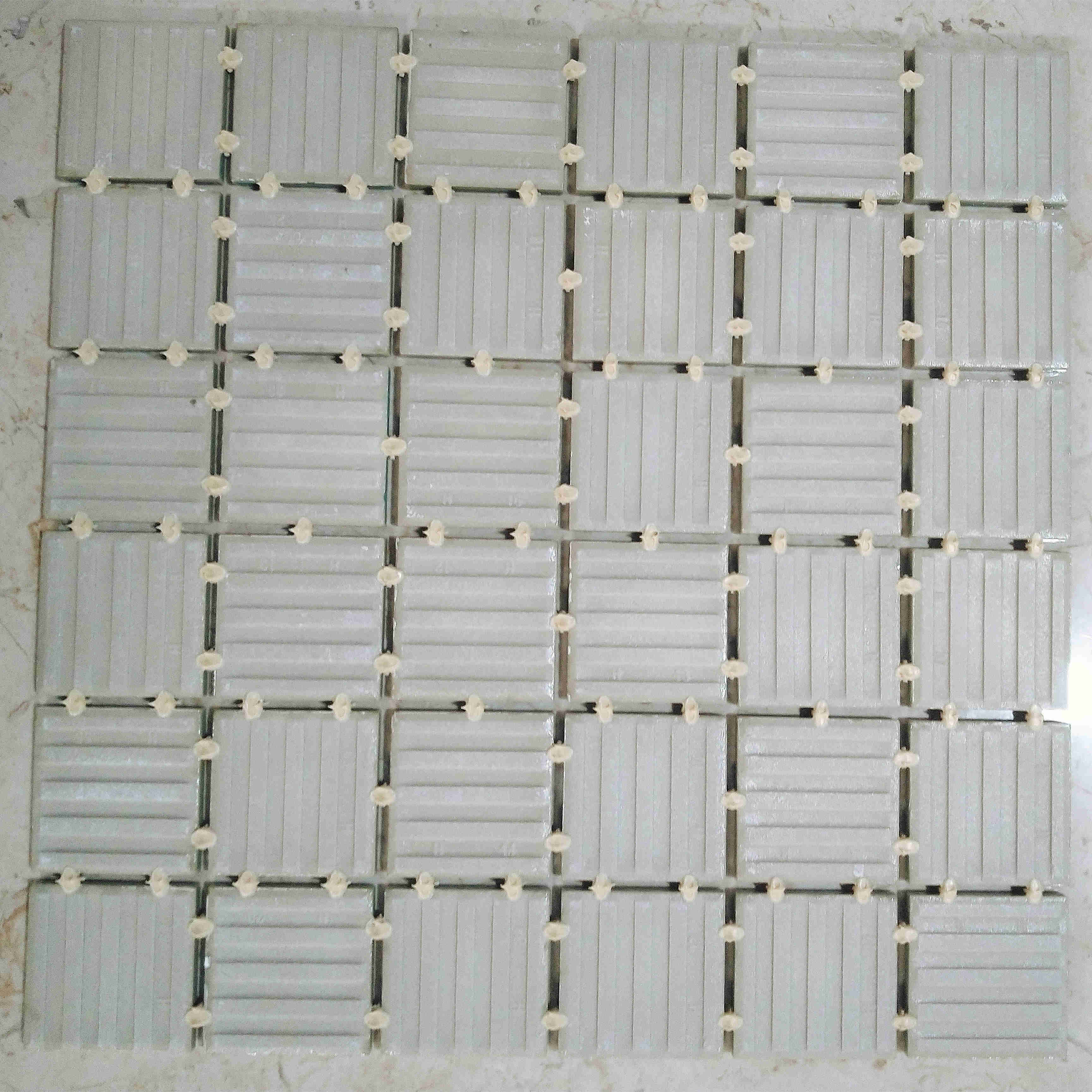 Factory Supply Green Dot Mounting Dot Joint Kitchen Bathroom Shower Wall Floor Tiles Dot Mosaic