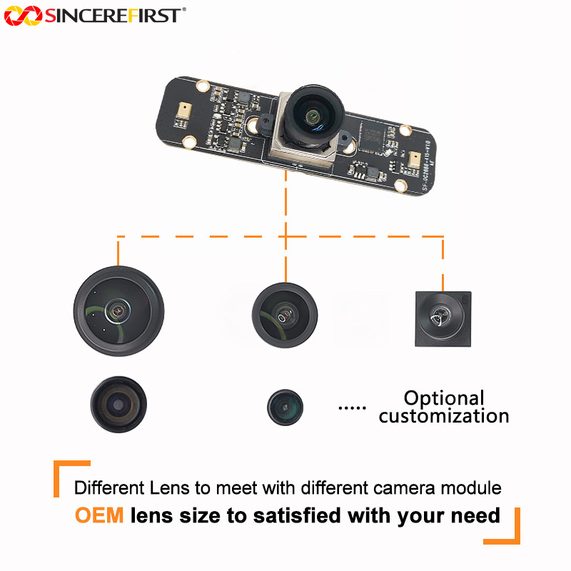 OEM 1080P Hd 8MP IMX415 Starlight Sensor 4K Fisheye USB Camera Module Autofocus Embedded AI Human Detection IP Camera USB Module