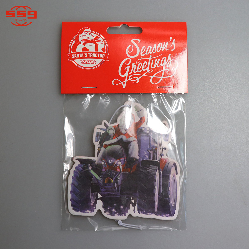 Promotional Custom Logo Hanging Auto Paper Cardboard Packaging Design Your Own Car Air Fresheners