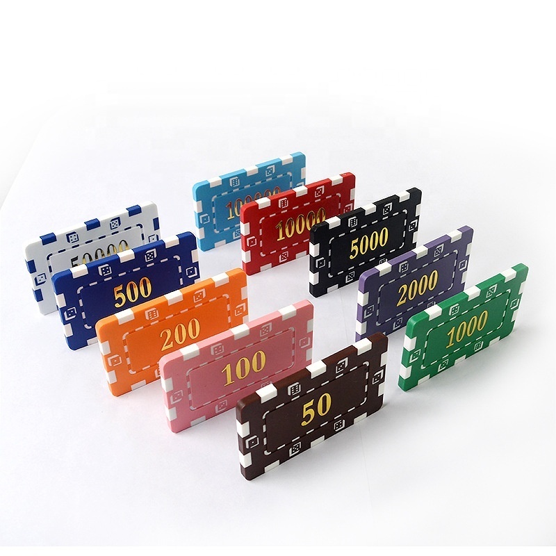 Casino Quality Poker Chip Case Cards Mold Square Clay 300 Poker Chip Set With Customized Color Logo