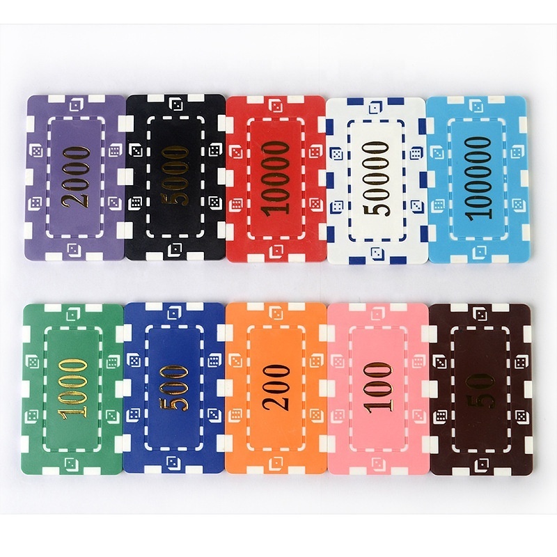 Casino Quality Poker Chip Case Cards Mold Square Clay 300 Poker Chip Set With Customized Color Logo