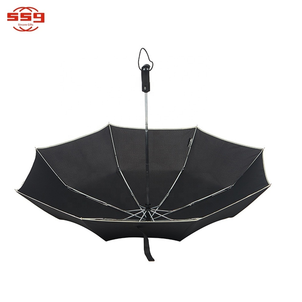 Promotion Automatic Car Umbrella Shade Business Umbrella Sunny Rainy 3 Foldable Car Umbrella