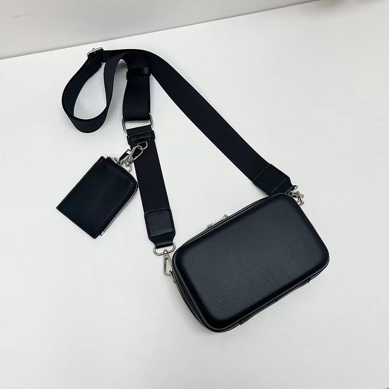 Custom Sport Fashion Style Multifunctional Messenger PU Leather Crossbody Bag Men Custom Classic Shoulder Bags