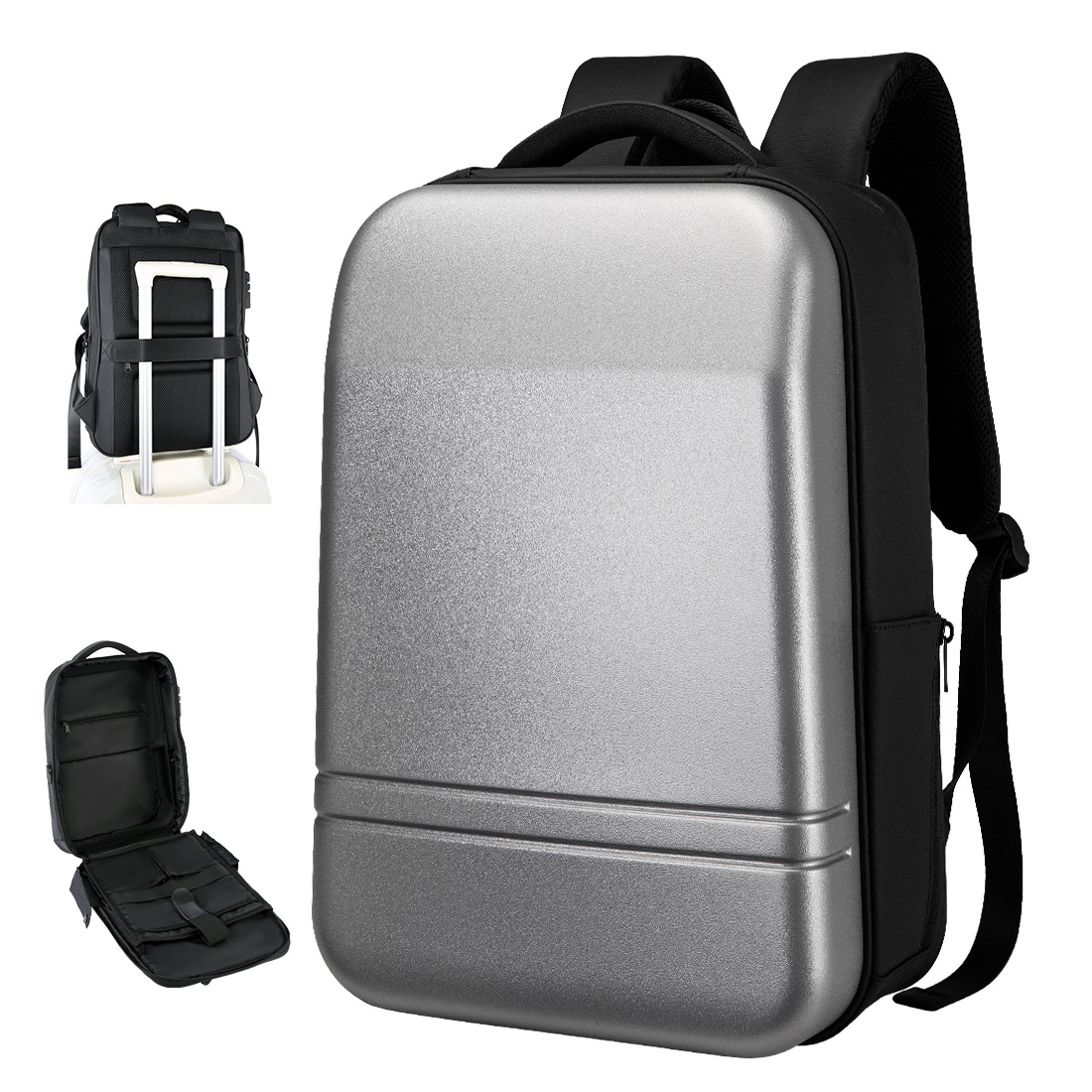 Hard Shape ABS+PC Backpack hard side luggage box type school bag rigid shell backpack bags business backpacks