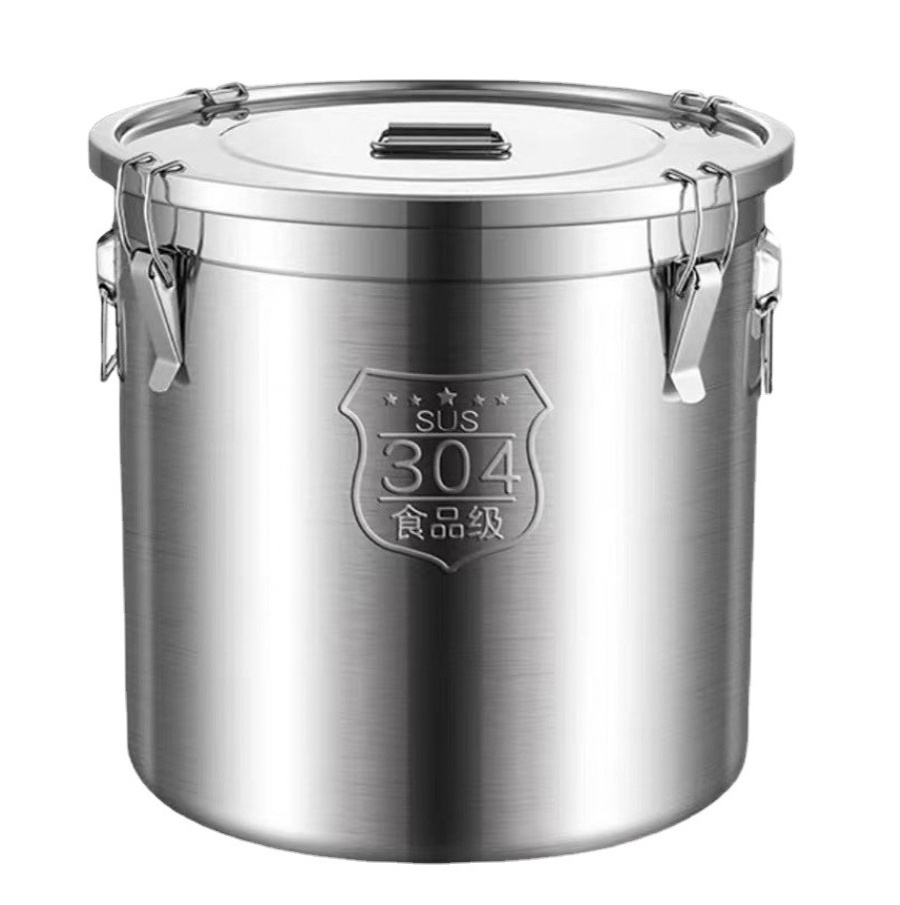 Liquid Transportation Deep stock pot 304 stainless steel milk bucket food container barrel container