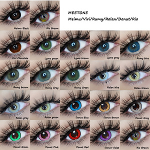 Meetone rolan 4 colors hot selling natural contact lenses color contact lens