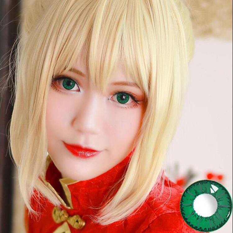 Meetone Demon 6 colors halloween anime  hollywood luxury color contact lenses