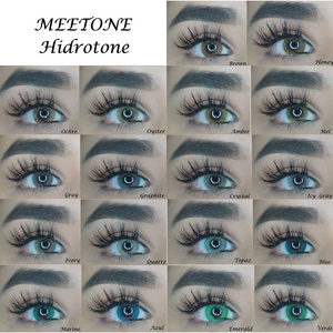 Factory directly wholesale cheap price Meetone Hidrotone Aurora most natural  cosmetic eyewear soft color contact lens