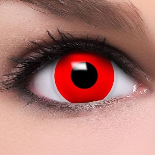 Meetone red anime sharingan vampire crazy halloween contact lenses