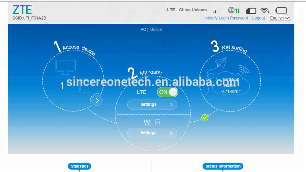 ZTE MF920 (Megafon MR150-5) 4G Mobile WiFi Router