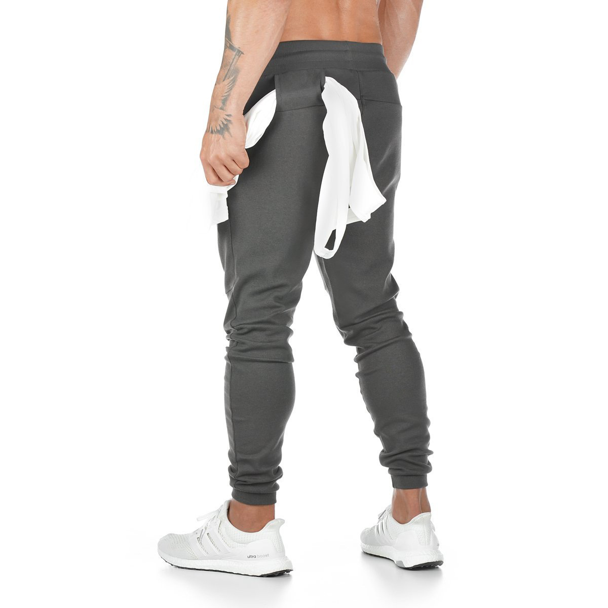 Mens Muscle Fit Jogger Sports Trousers Men's Solid Color Fitness Trousers Running Training New 2022 Fashion Joggers Wholesale