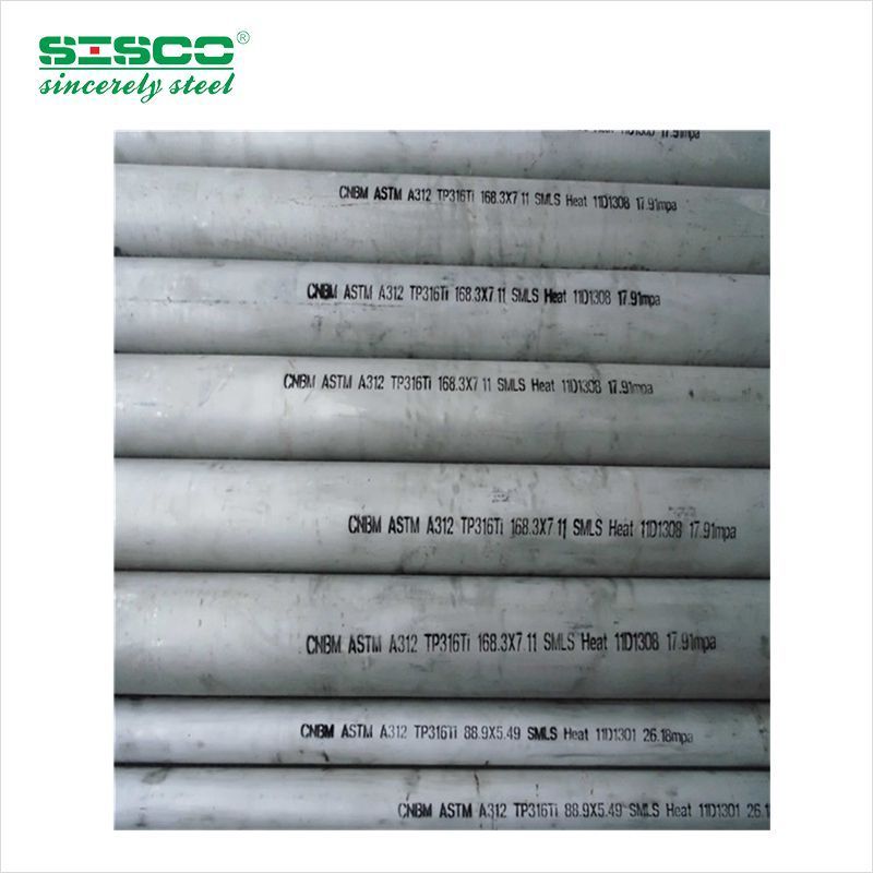 ASTM 201 304 316 Raw Material 3MM Stainless Steel Sheet Seamless Stainless Steel Pipe for High Pressure Liquid and Gas