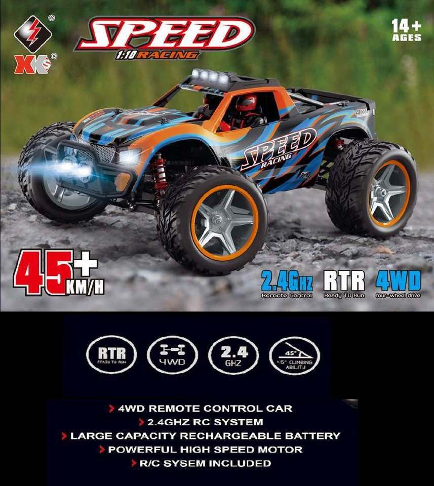 WLtoys 104009 RC Toy Car 1/10 45KM/H 4x4 High Speed Off Road Drive High-speed WLtoys WL104009 Rc Rock Crawler