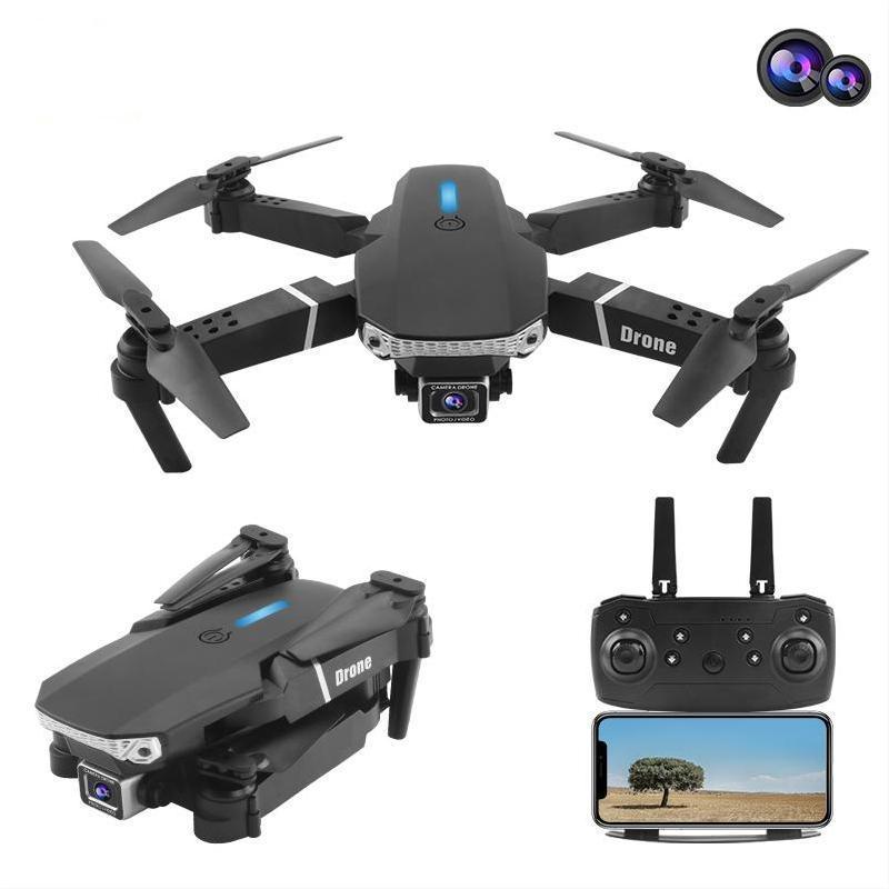 E88 Pro Drone Professional 4K HD Doppia Fotocamera Dron Wifi 1080P Transmission In Reale Tempo Fpv Droni Pieghevole Quad