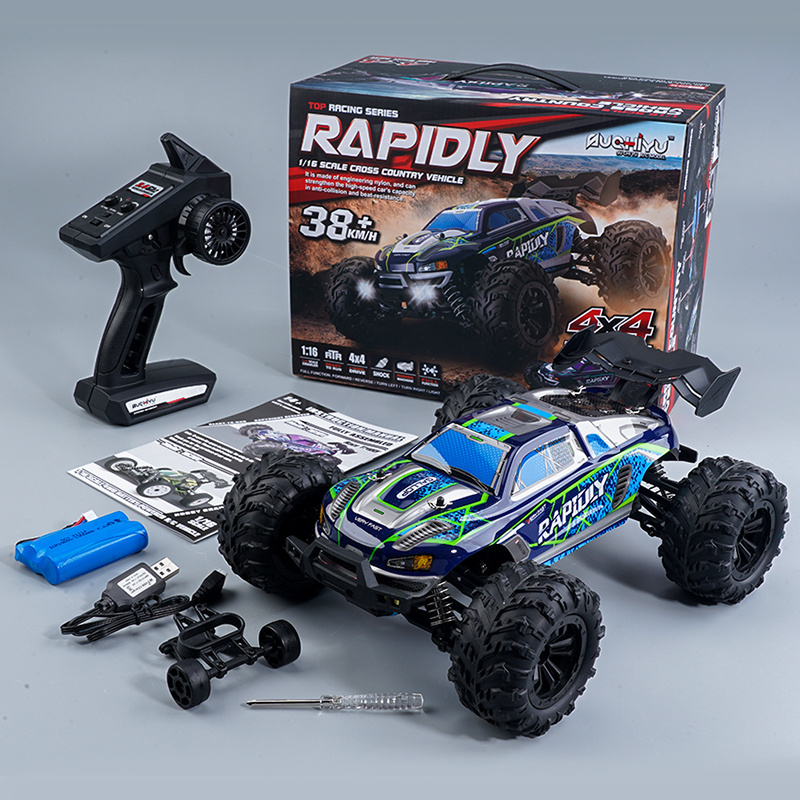 1 16 2.4GHz rc car 4x4 high speed off road monster truck 38km h Hot sale off road climbing 4wd Hobby Race rc car for kids BestSuppliers